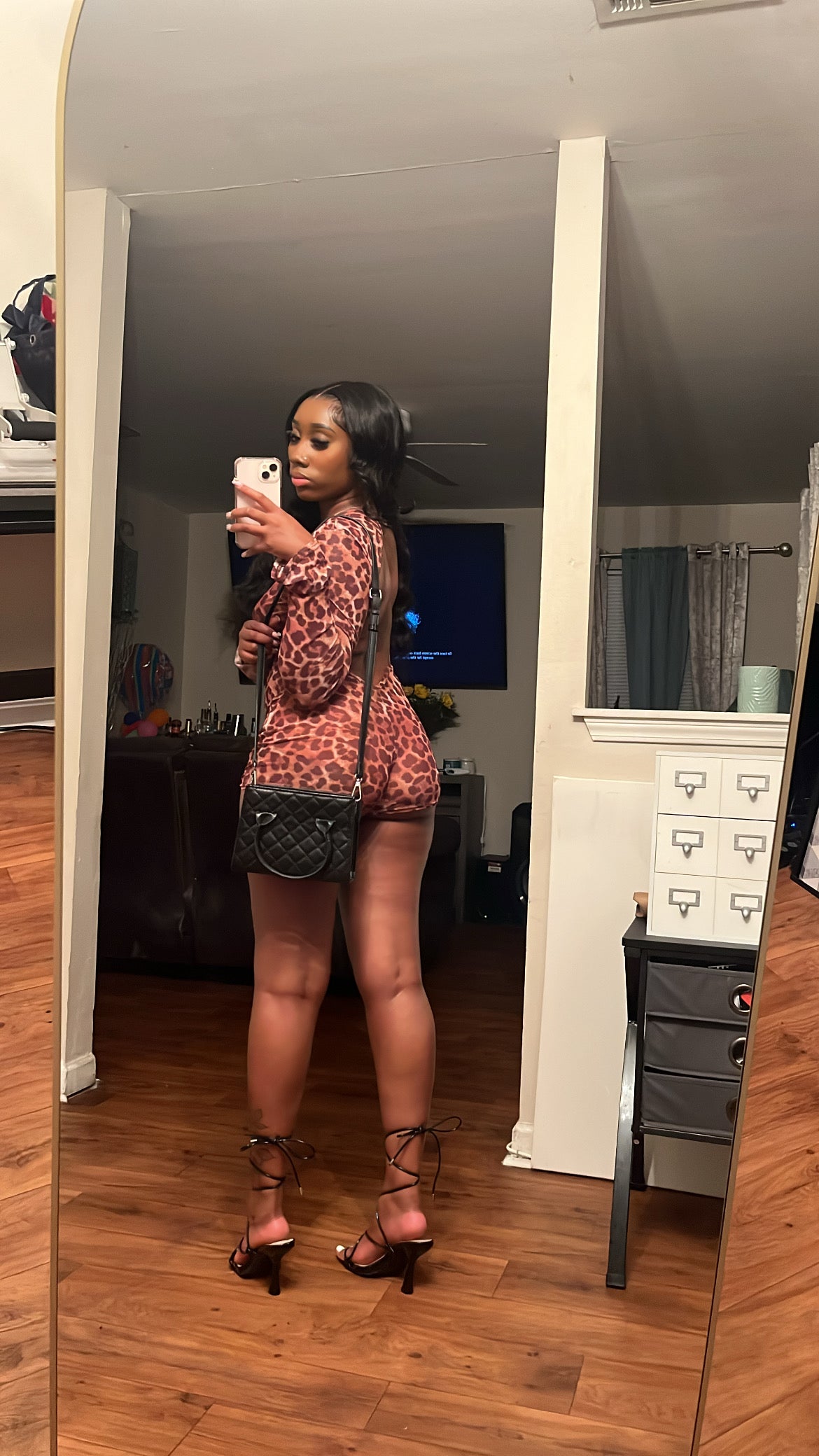 Leopard Romper