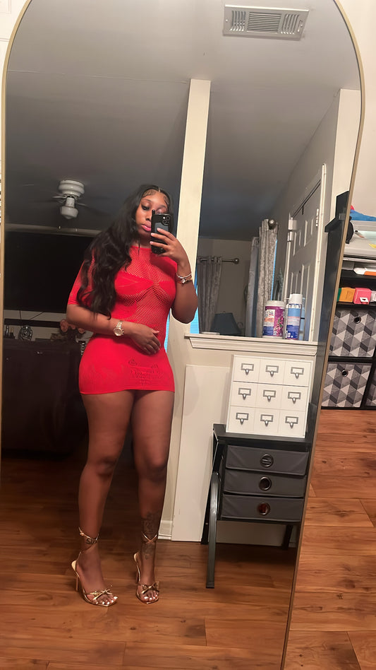 Fire Red Dress